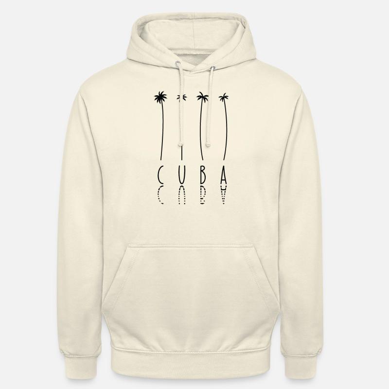 Palm Holiday - Île de Cuba - Sweat-shirt à capuche unisexe - vanille