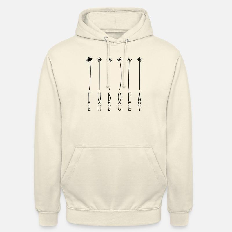 Palm - île Grèce Eubée - Sweat-shirt à capuche unisexe - vanille