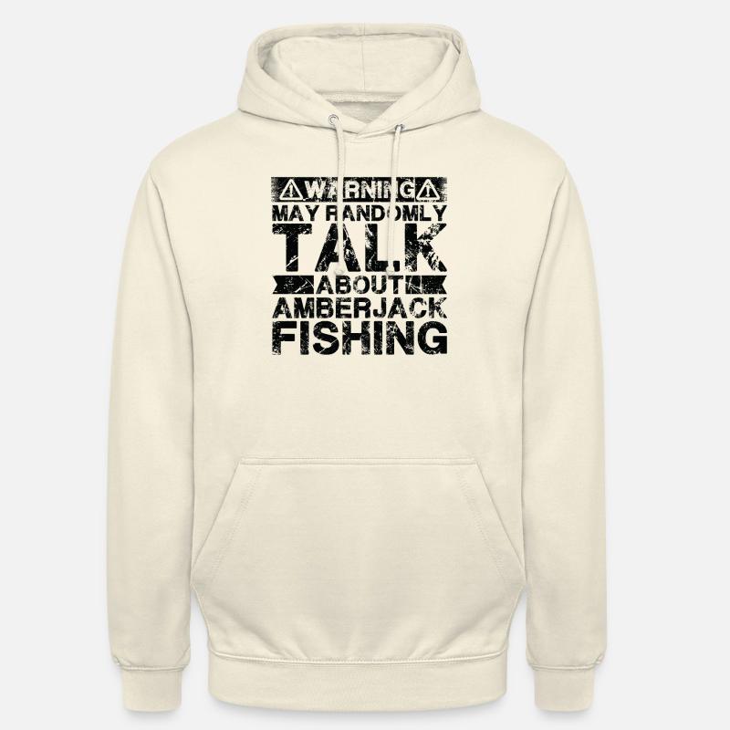 Pêche - Sériole - Poisson - Sweat-shirt à capuche unisexe - vanille