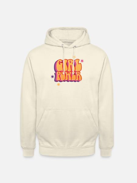 Mädchenpower Frauenpower - Unisex Hoodie - Vanille-Milchshake
