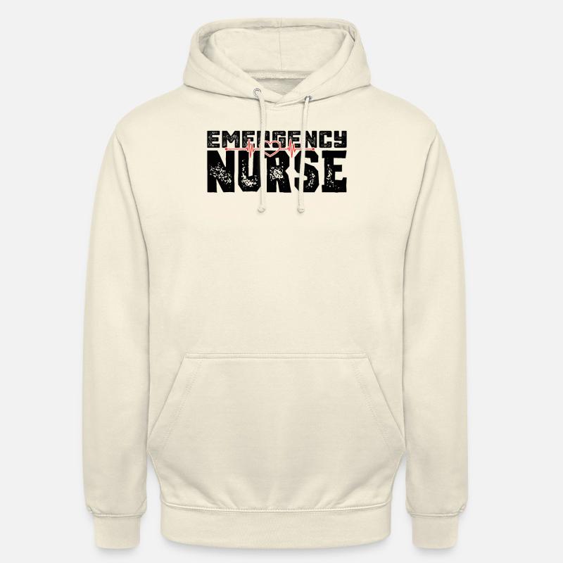 Service ambulancier Infirmier paramédical - Sweat-shirt à capuche unisexe - vanille