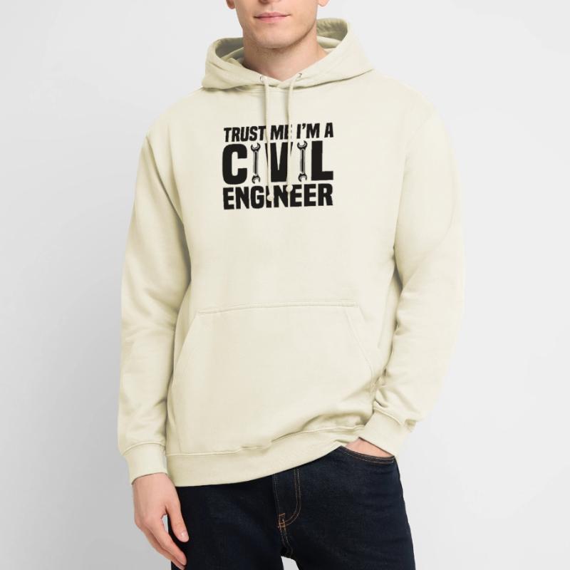 Civil Engineer Bridge Construction Statics Structural Engineer Unisex Hoodie