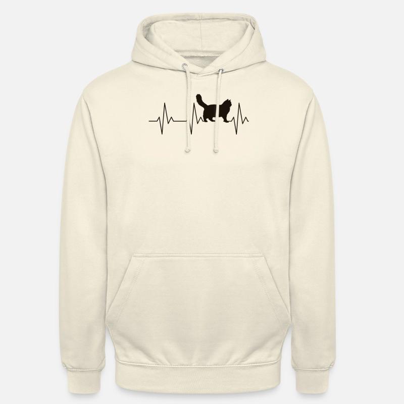 Ragdoll Cat Ragdoll Cat Propriétaire - Sweat-shirt à capuche unisexe - vanille
