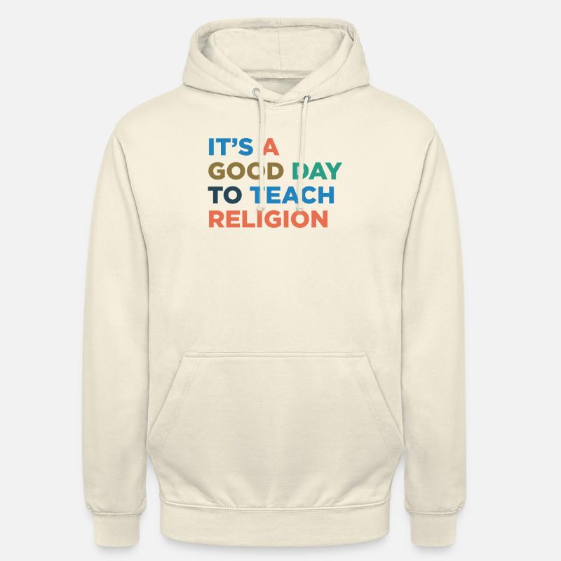 Enseigner les professeurs de religion - Sweat-shirt à capuche unisexe - vanille