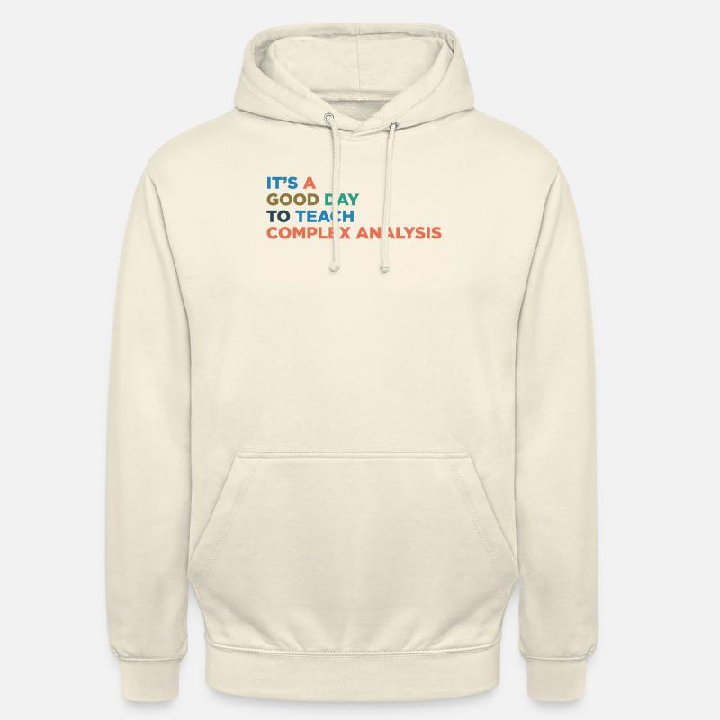 Enseigner l’analyse complexe aux enseignants - Sweat-shirt à capuche unisexe - vanille