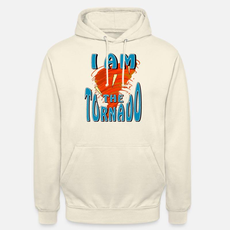 MINÄ OLEN TORNADO - Unisex-huppari - vaniljapirtelö