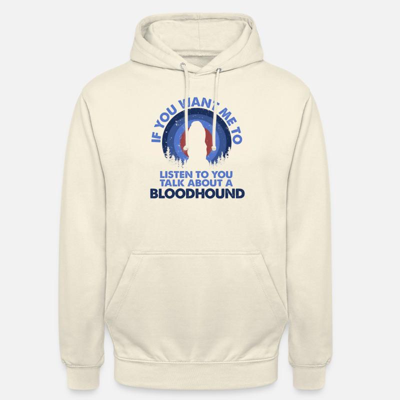 Sprechen Sie Über Hundebluthound - Unisex Hoodie - Vanille-Milchshake