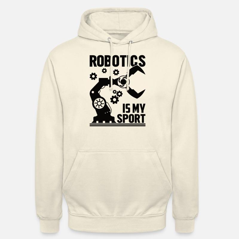 Robot Programmer Automation Technician - Unisex Hoodie - vanilla