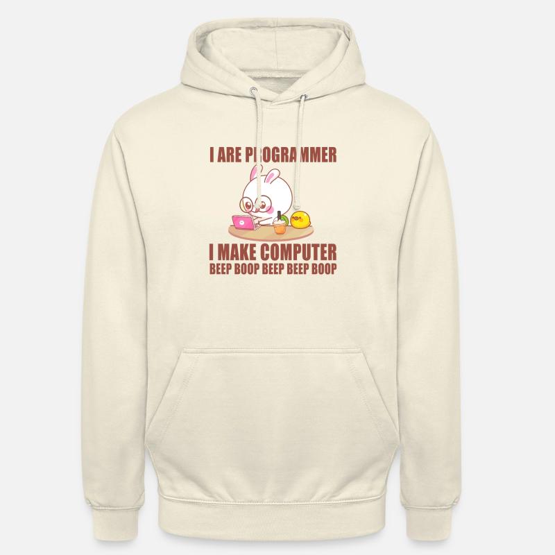 Ich bin Programmierer - Unisex Hoodie - Vanille-Milchshake