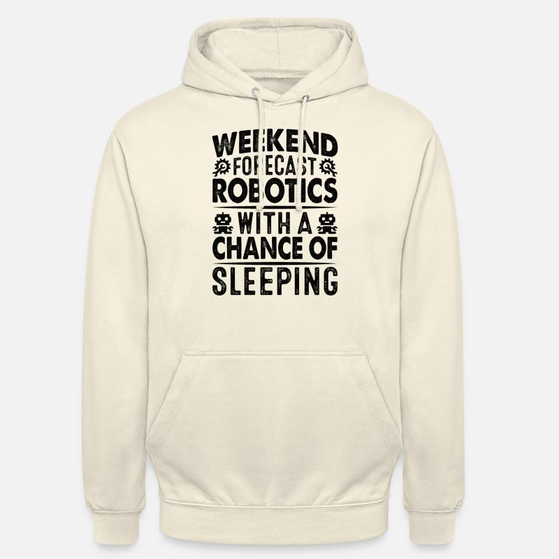 Robot Programmer Automation Technician - Unisex Hoodie - vanilla