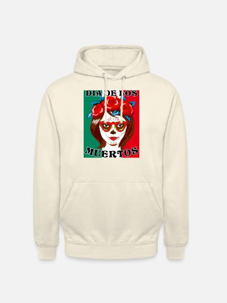 DIA DE LOS MUERTOS - Unisex Hoodie - vanilla