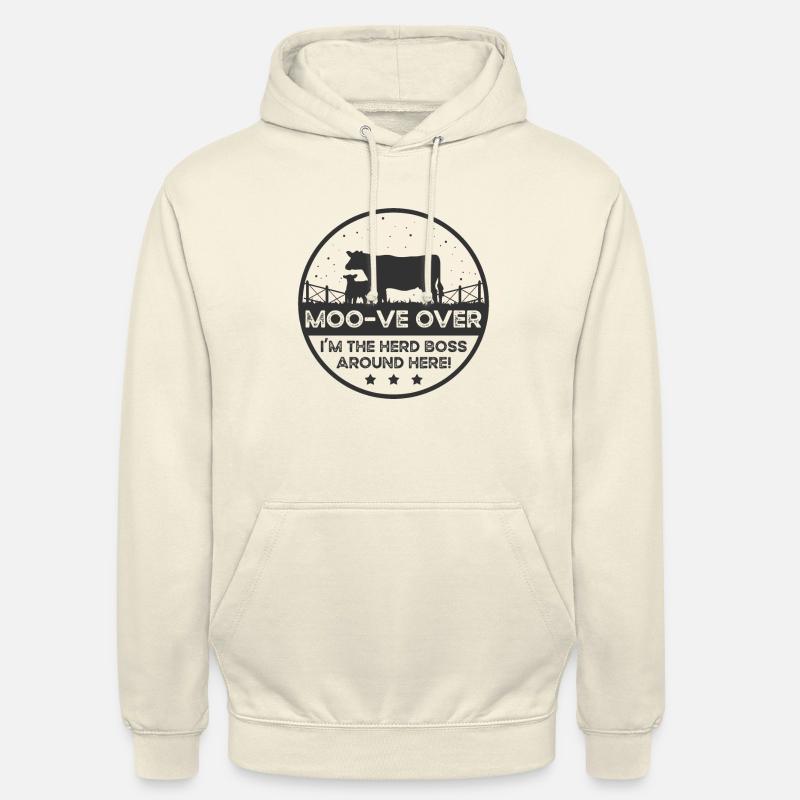 Moo -ve Über Kuh - Dexter - Unisex Hoodie - Vanille-Milchshake