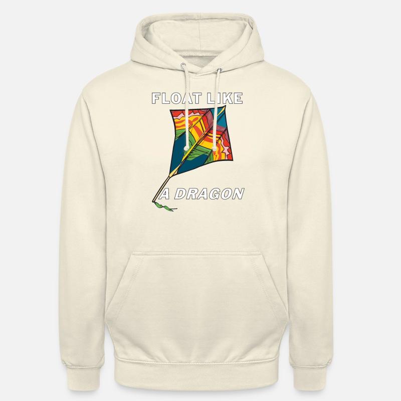 DRACHEN FLOTTE COMME UN DRAGON - Sweat-shirt à capuche unisexe - vanille