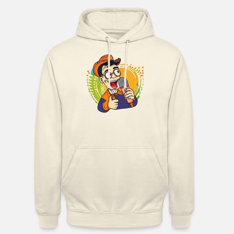 MANN MIKROFON - Unisex Hoodie - Vanille-Milchshake