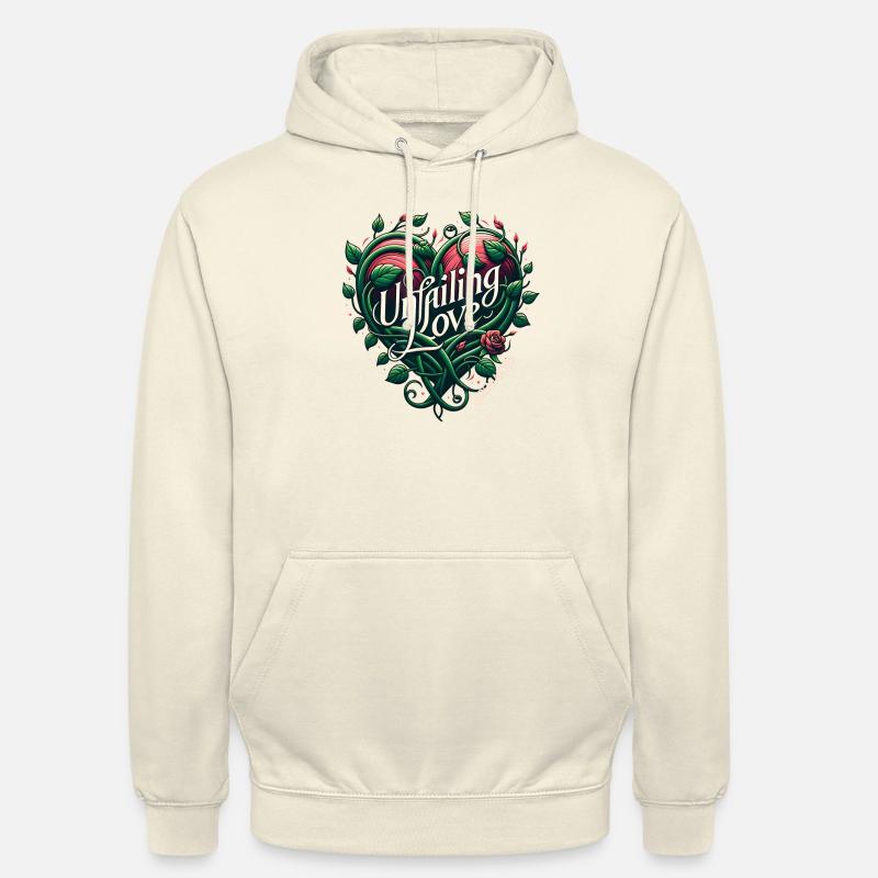 Jérémie 31 :3 Botanique - Sweat-shirt à capuche unisexe - vanille