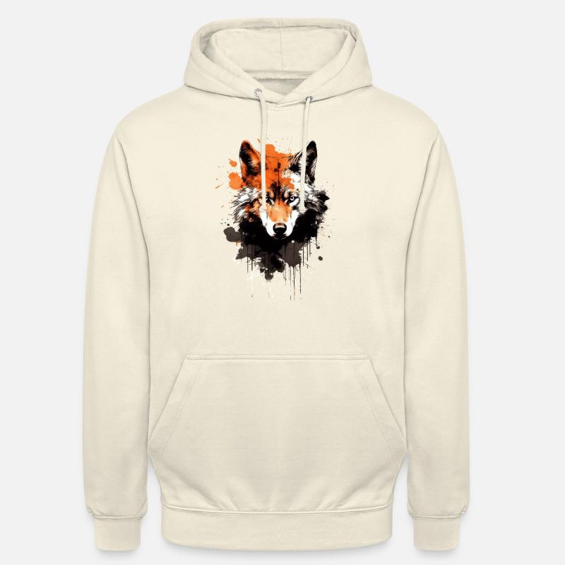 wolf - Unisex Hoodie - Vanille-Milchshake
