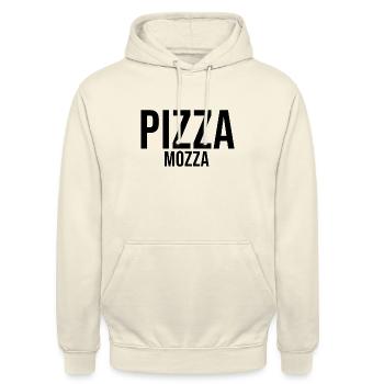 Pizza Italian Food - Unisex Hoodie - Vanille-Milchshake - Vorne - Alina (178cm) & Michal (187cm)