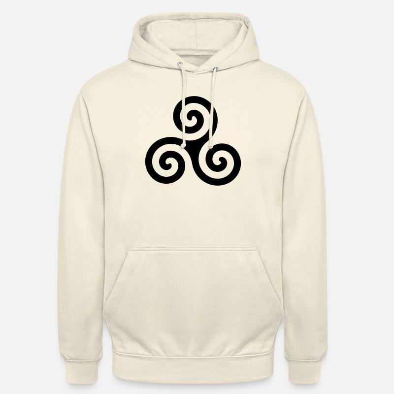 Wolf Symbol - Unisex Hoodie - Vanille-Milchshake
