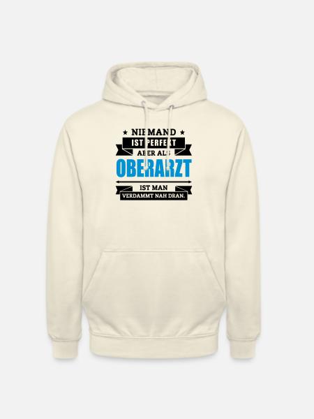 Funshirt Oberarzt - Unisex Hoodie - Vanille-Milchshake