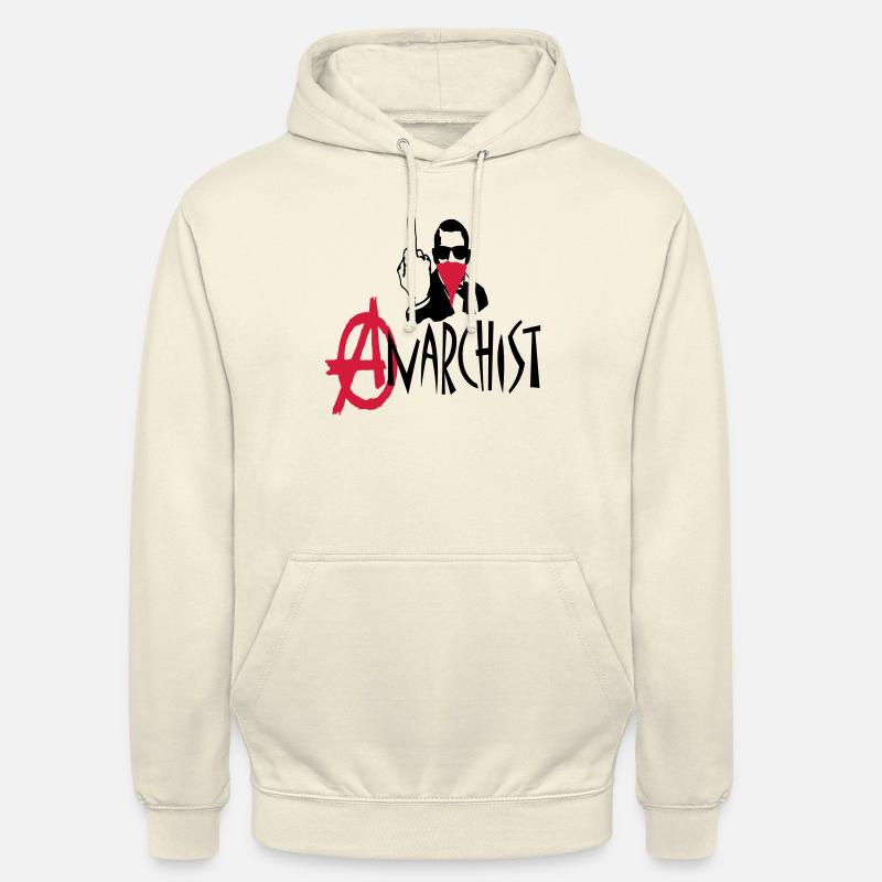 anarquista - Sudadera con capucha unisex - batido de vainilla