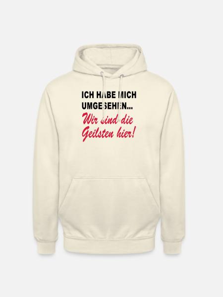 we are the hottest here - Unisex Hoodie - vanilla