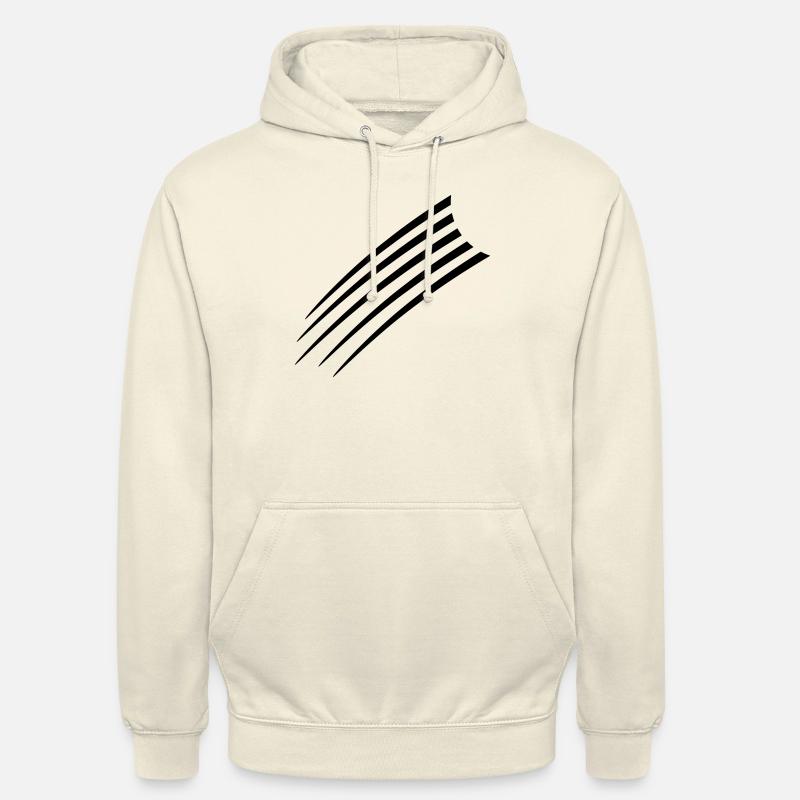 Cool Lines Pattern - Unisex Hoodie - vanilla