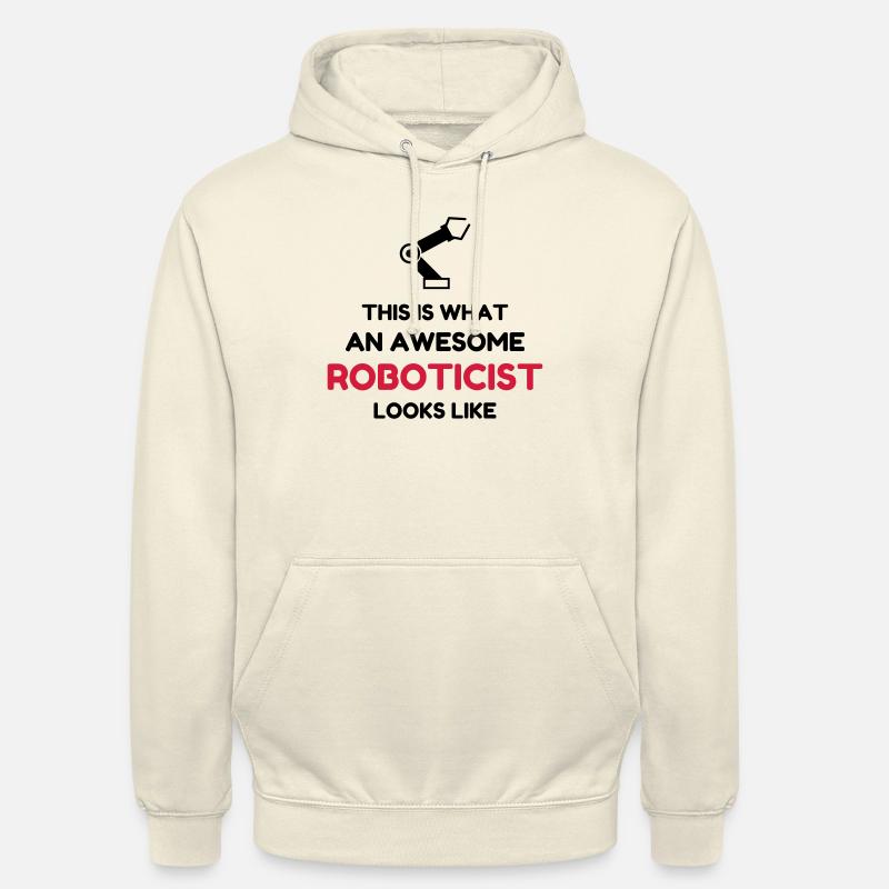 Robotik / Roboter / Robot / Robotics - Unisex Hoodie - Vanille-Milchshake