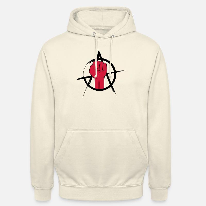 Faust logo anarchy design - Unisex Hoodie - vanilla
