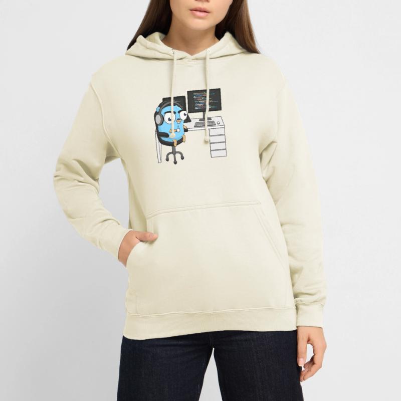 Codage Gopher Sweat-shirt à capuche unisexe