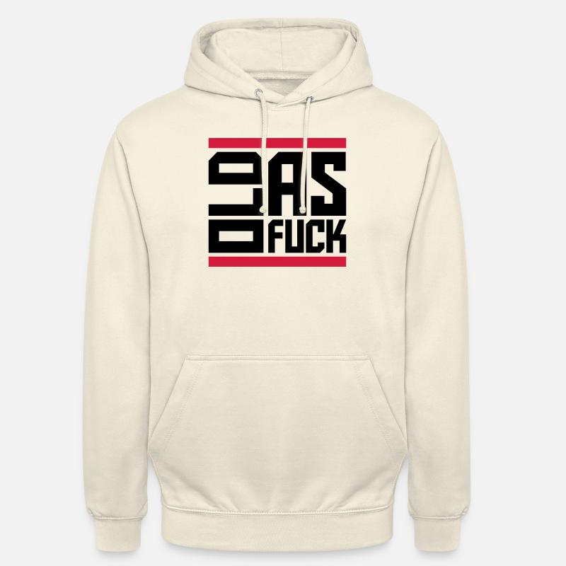 old AF Text Logo - Unisex Hoodie - vanilla