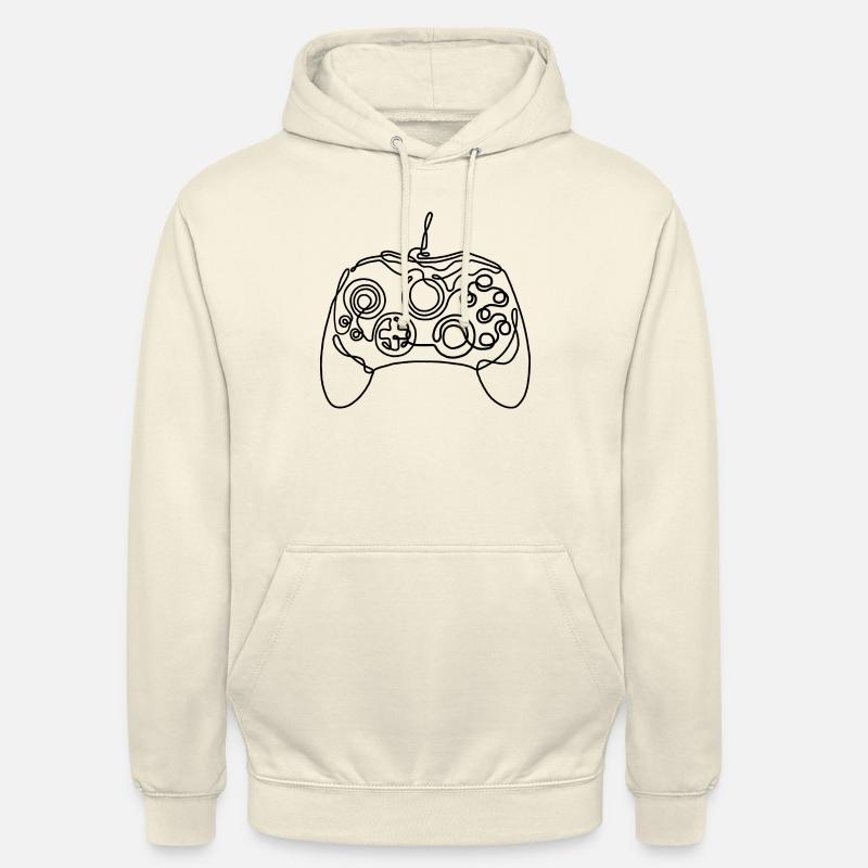 Gamer Zocker Controller Geschenk - Unisex Hoodie - Vanille-Milchshake