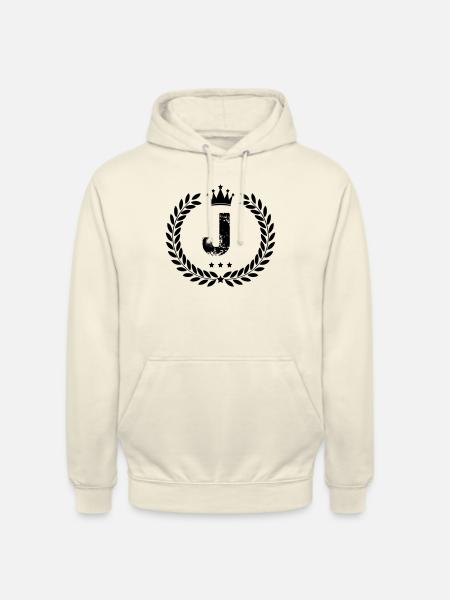 Coat of arms J - Unisex Hoodie - vanilla