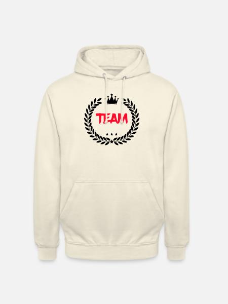 wappen team - Unisex Hoodie - Vanille-Milchshake