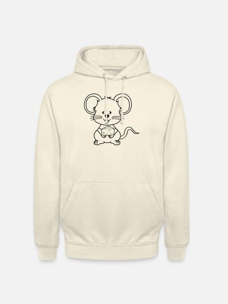 Mouse Comic - Unisex Hoodie - vanilla