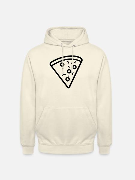 Pizza slice - Unisex Hoodie - vanilla