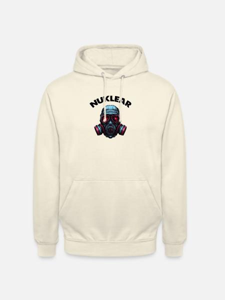 Gas mask - Unisex Hoodie - vanilla