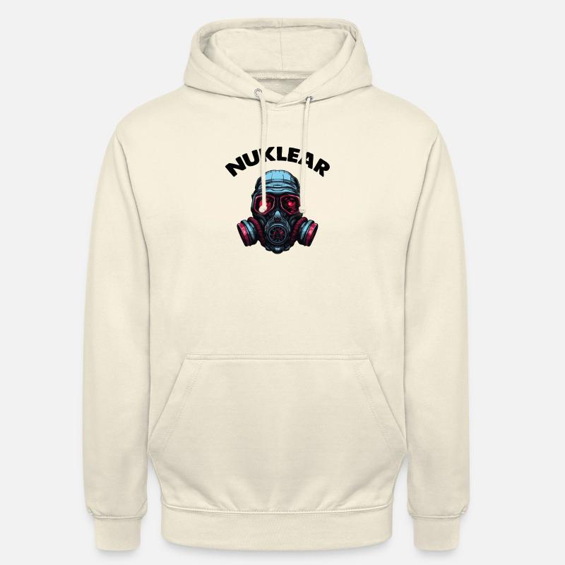 Gassmaske - Unisex-hettegenser - vanilje-milkshake