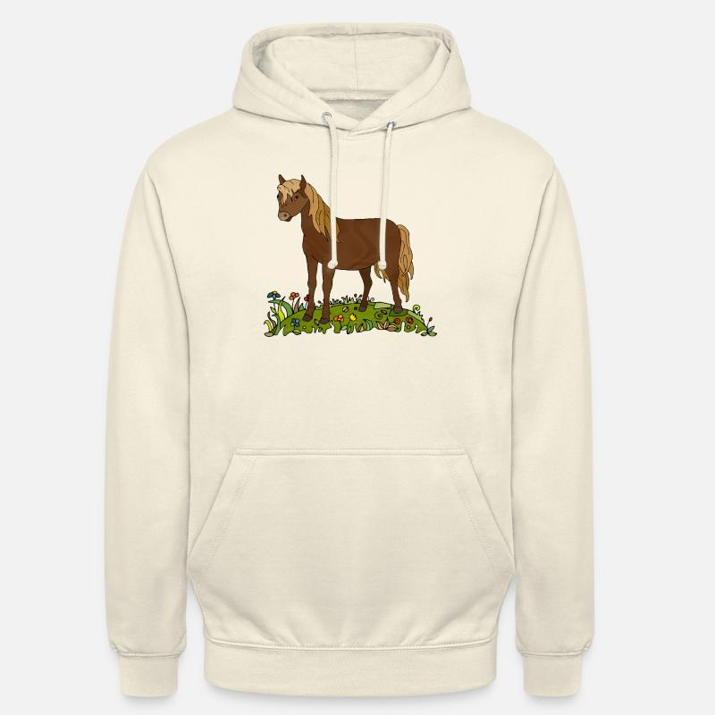 Pferd - Unisex Hoodie - Vanille-Milchshake