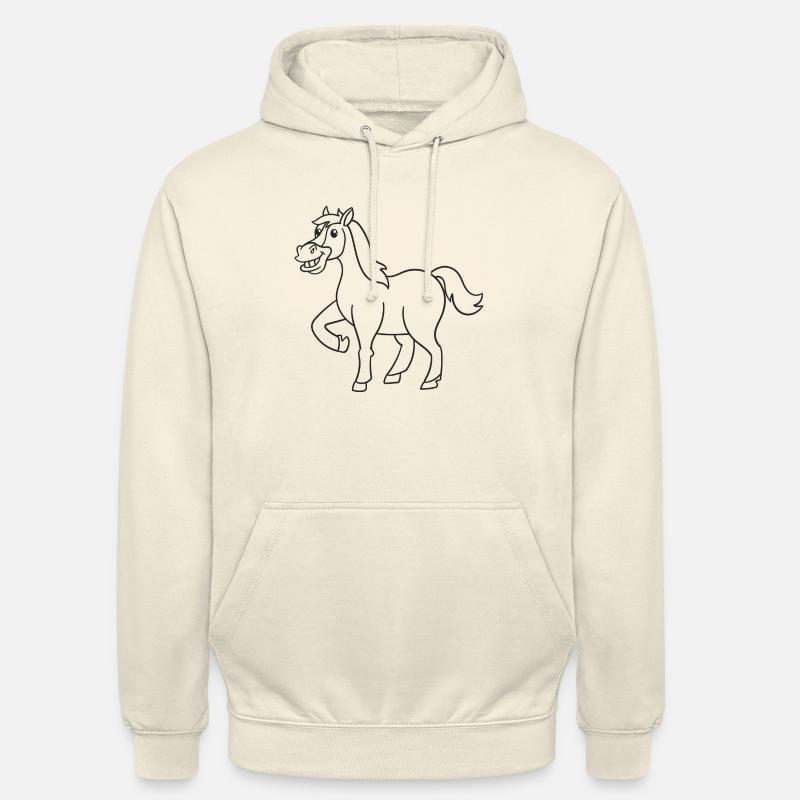Pferd, Pferde, Geschenk, Geschenkidee - Unisex Hoodie - Vanille-Milchshake
