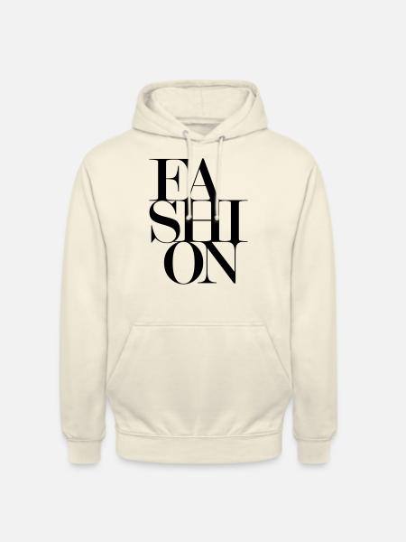 MODE de la mode - Sweat-shirt à capuche unisexe - vanille