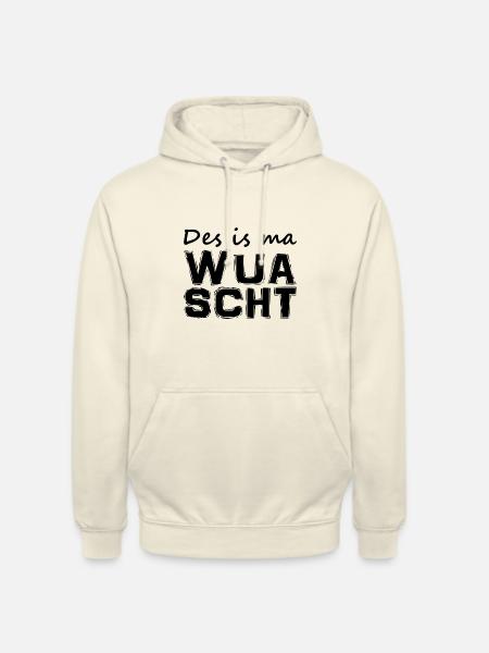 Bayerisch - Dialekt - Spruch - Unisex Hoodie - Vanille-Milchshake