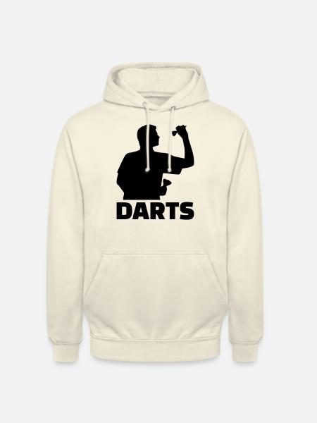 Darts - Bluza z kapturem typu unisex - shake waniliowy