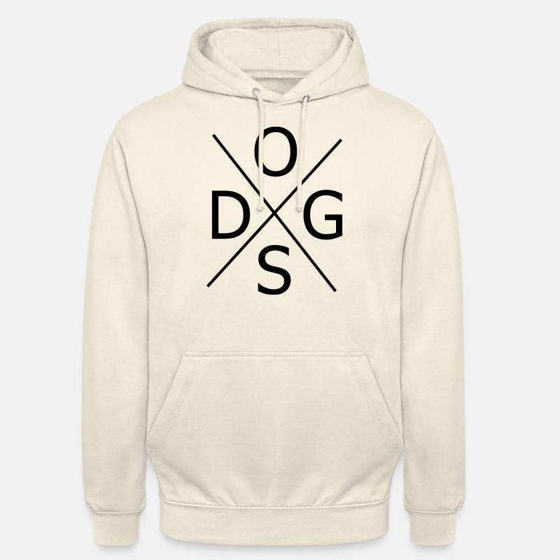 Chien Hund - Sweat-shirt à capuche unisexe - vanille