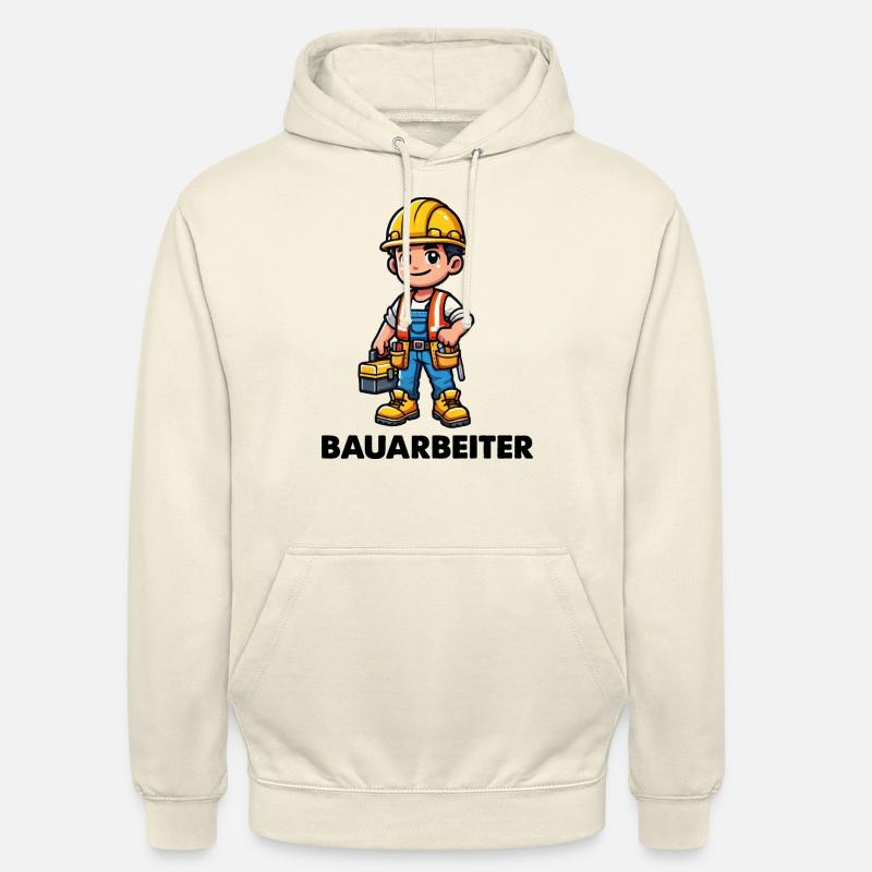 Construction worker - Unisex Hoodie - vanilla