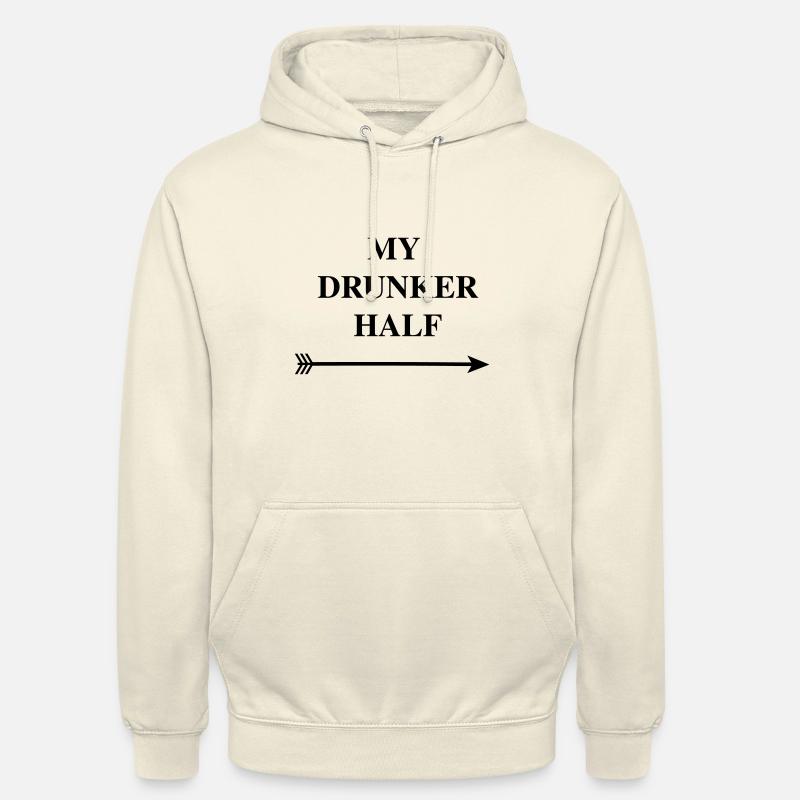 mon drunker a aidé - Sweat-shirt à capuche unisexe - vanille