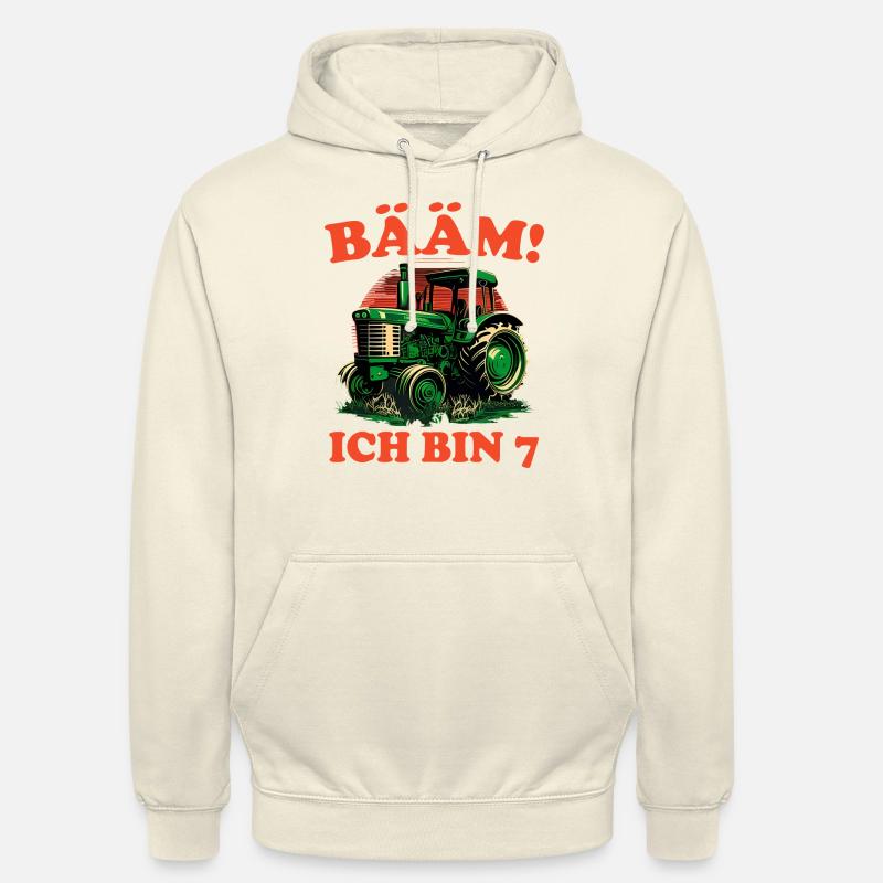 Kinder Bääm! Ich bin 7 - Unisex Hoodie - Vanille-Milchshake