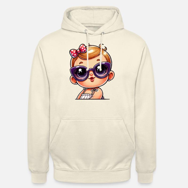 Bébé - Sweat-shirt à capuche unisexe - vanille