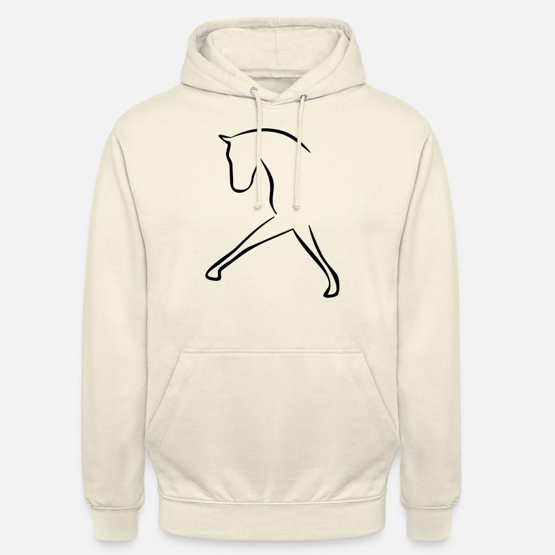 Pferd - Unisex Hoodie - Vanille-Milchshake