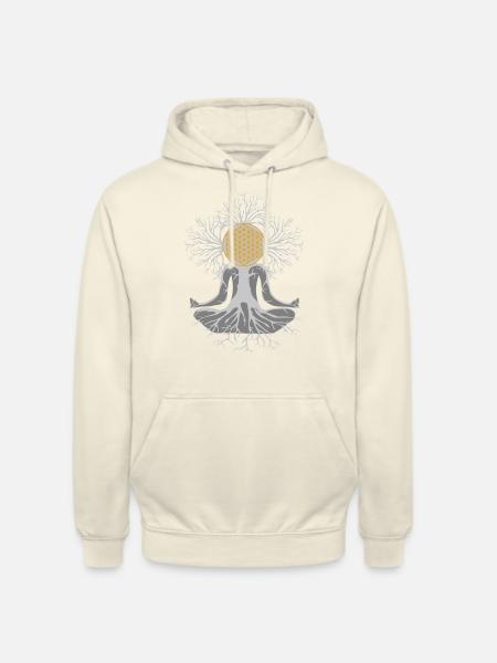 Fleur de vie - Sweat-shirt à capuche unisexe -