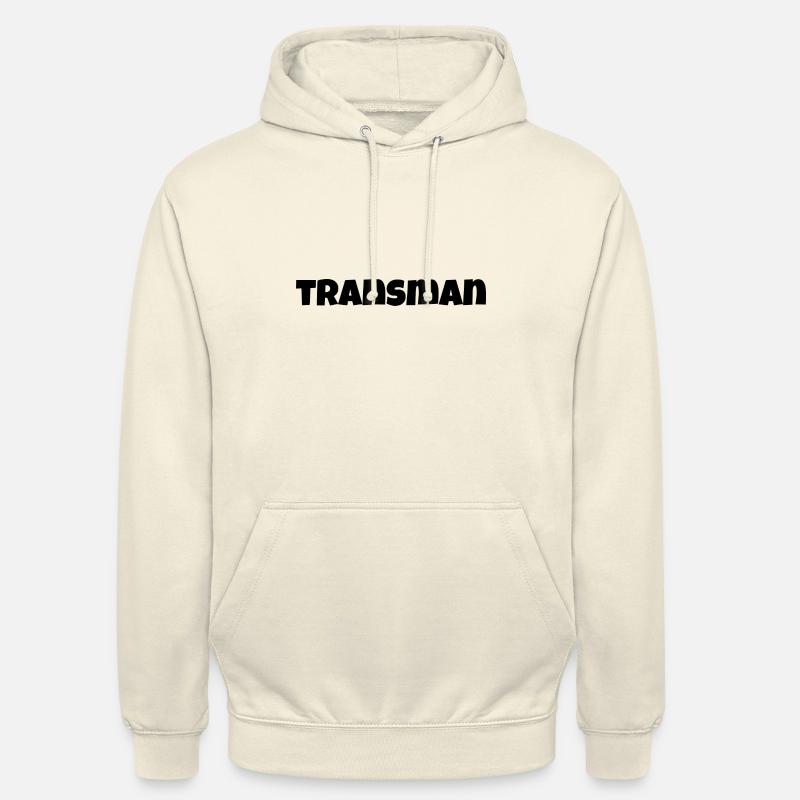 Transman - Sweat-shirt à capuche unisexe - vanille